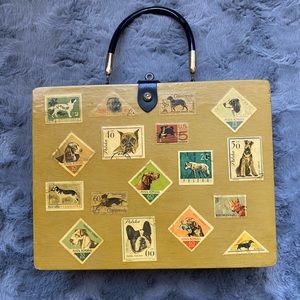 Vintage Dog Box Purse